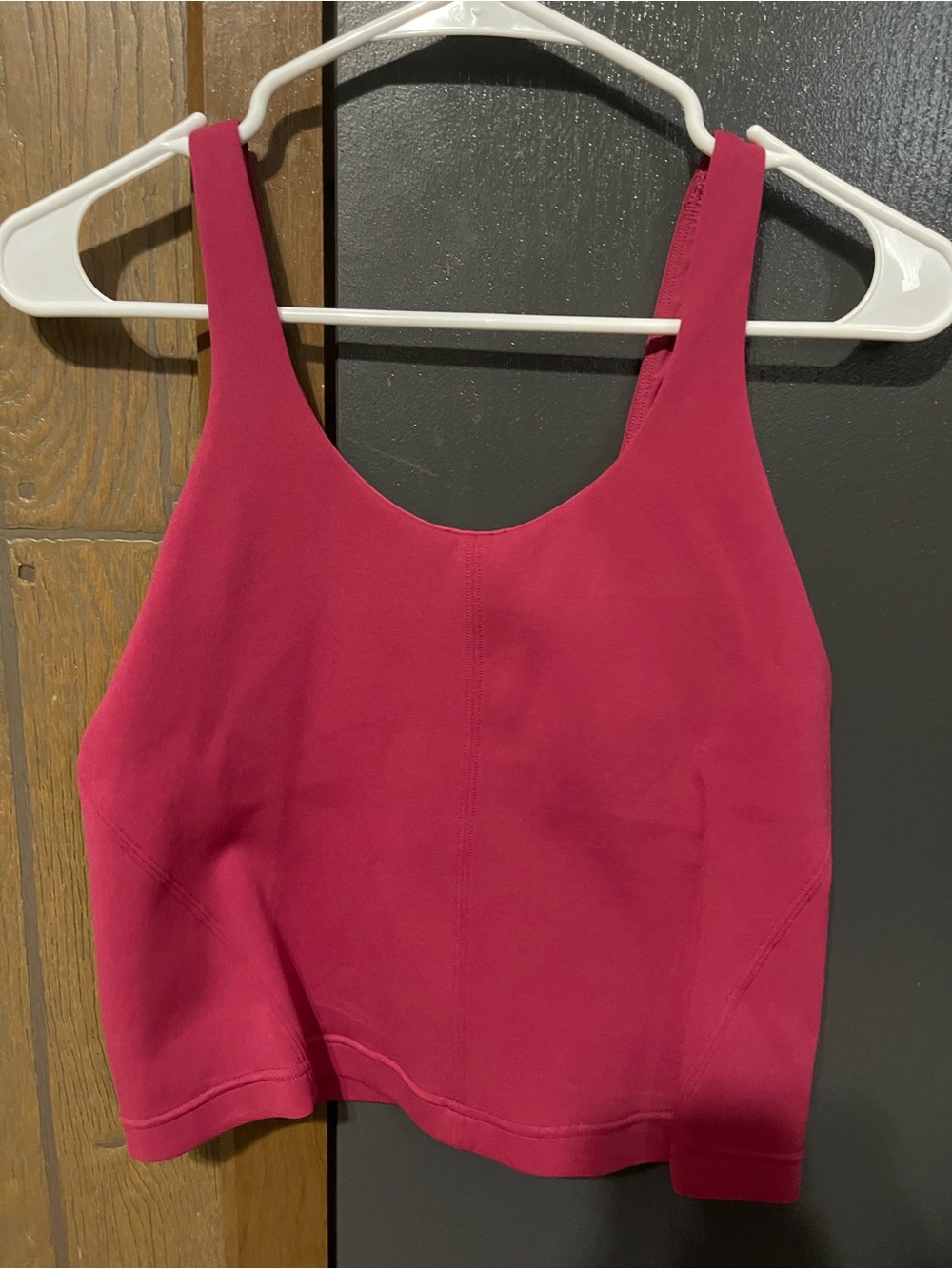 lululemon athletica Raspberry-Red Crop Tank